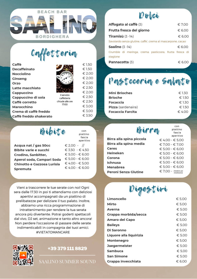 saalino menu bordighera